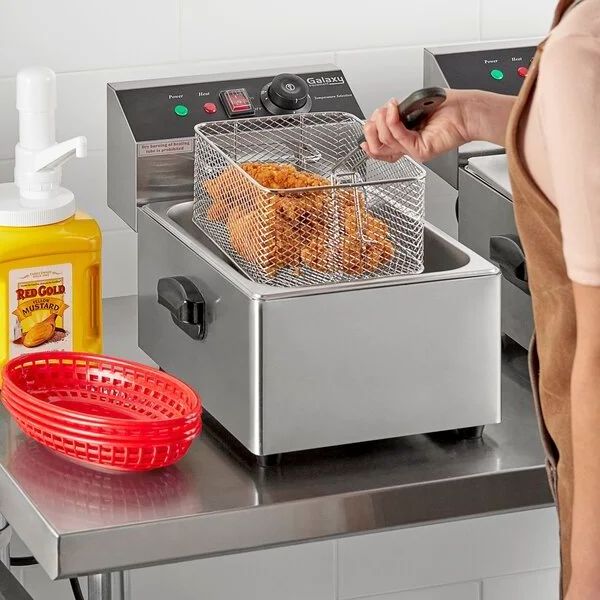 Hot Sale Restaurant Equipment Stainless Steel Deep Fryer For Fried Chicken Potato Chips Donuts Fast Food Commercial Frying Oven