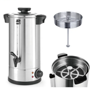 50-100cup commercial stainless steel single or double wall coffee maker coffee percolator catering urn for hotel