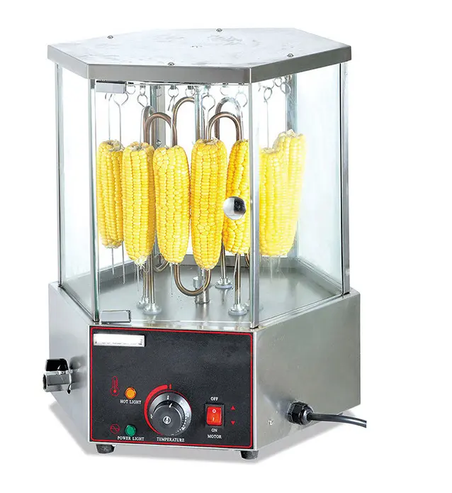 Popular Profession rotary chicken leg roaster machine Rotary Corn Roaster Chicken Wing Grill Meat Roasting Machine