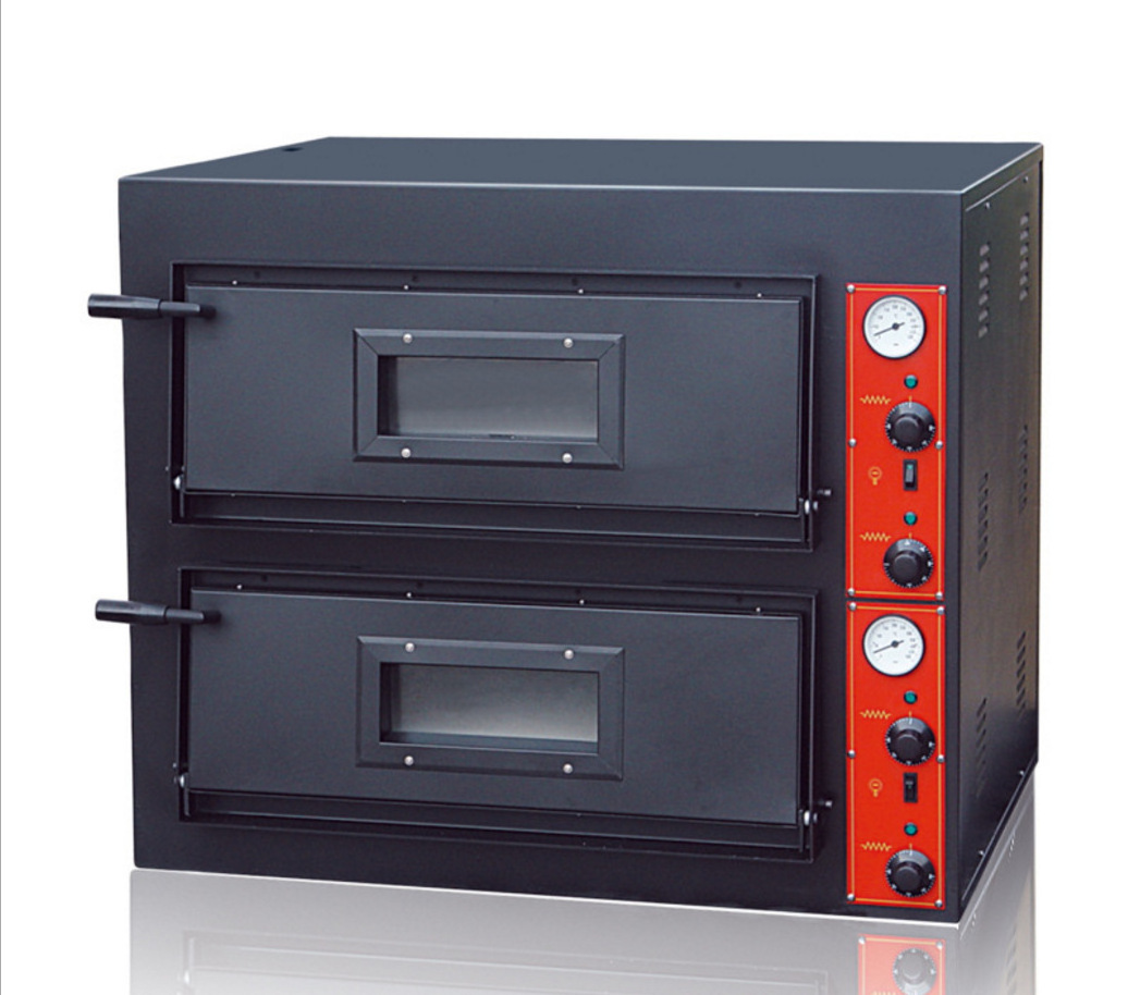 Hot Selling Commercial Bakery Oven Electric Pizza Oven with Timer Double Deck Industrial Oven for Baking