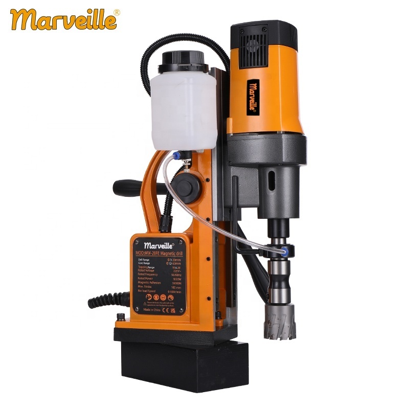 Marveille MW-28RE high precision 18000N industrial high power drilling tool 1850W 16000N magnetic best drill machine