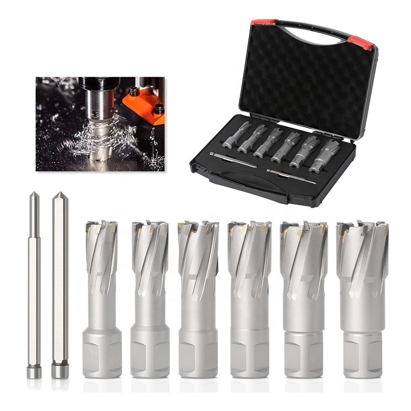 HSS and TCT Annular Cutter Broach Cutter Broaching Magnetic Drill Bit for Metal Sheet Faster Easier More Accurate Cutting