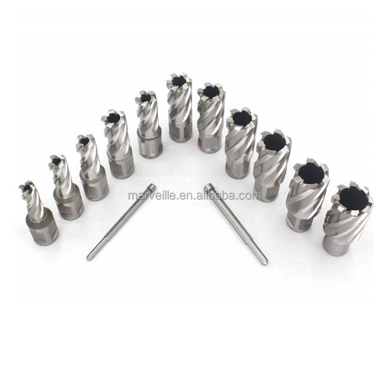 HSS and TCT Annular Cutter Broach Cutter Broaching Magnetic Drill Bit for Metal Sheet Faster Easier More Accurate Cutting