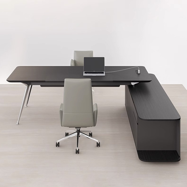 Modern Luxury Executive Office Furniture L Shape Office Desk Executive Boss CEO Manager Desk Table