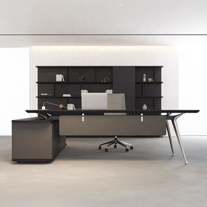 Modern Luxury Executive Office Furniture L Shape Office Desk Executive Boss CEO Manager Desk Table