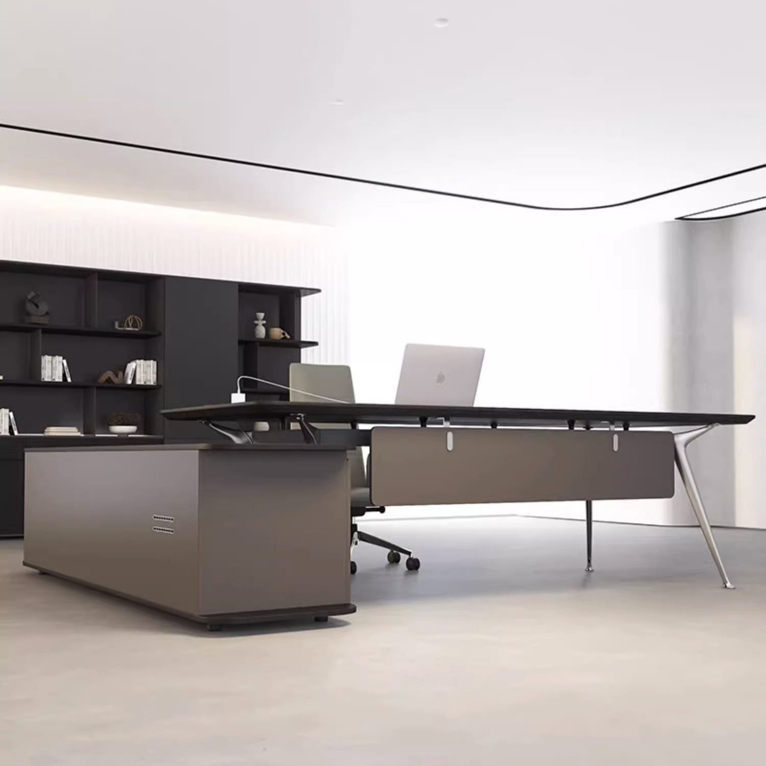 Modern Luxury Executive Office Furniture L Shape Office Desk Executive Boss CEO Manager Desk Table