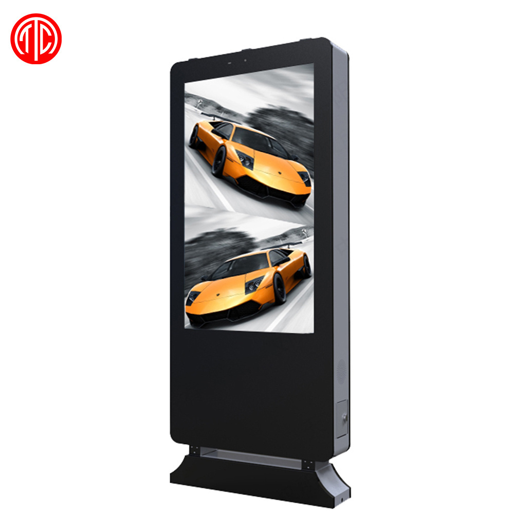 IP65 LCD kiosk outdoor advertising equipment,outdoor digital signage kiosk,outdoor display kiosk with car charger