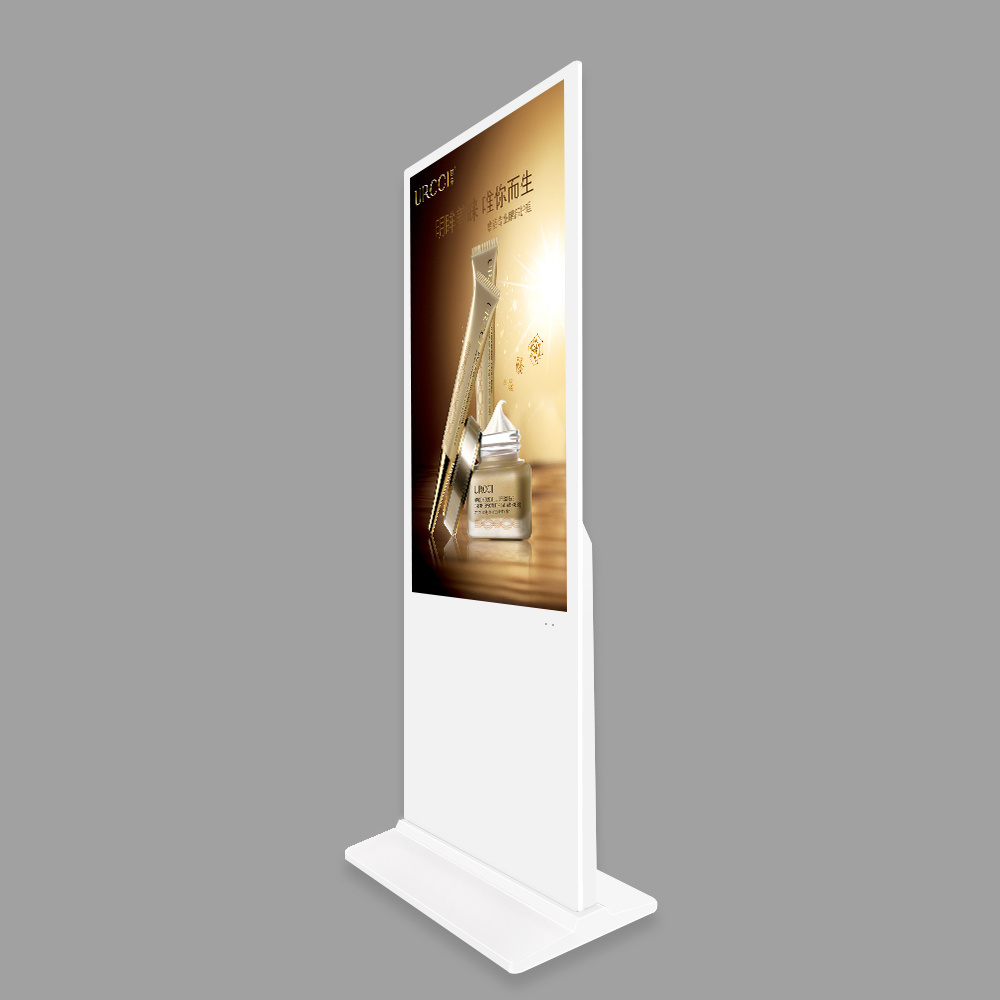 55inch Lcd Floor Commercial Stand Kiosk Screen Large Player Ad Digital Signage Poster Vertical  Indoor Lcd Advertising Display