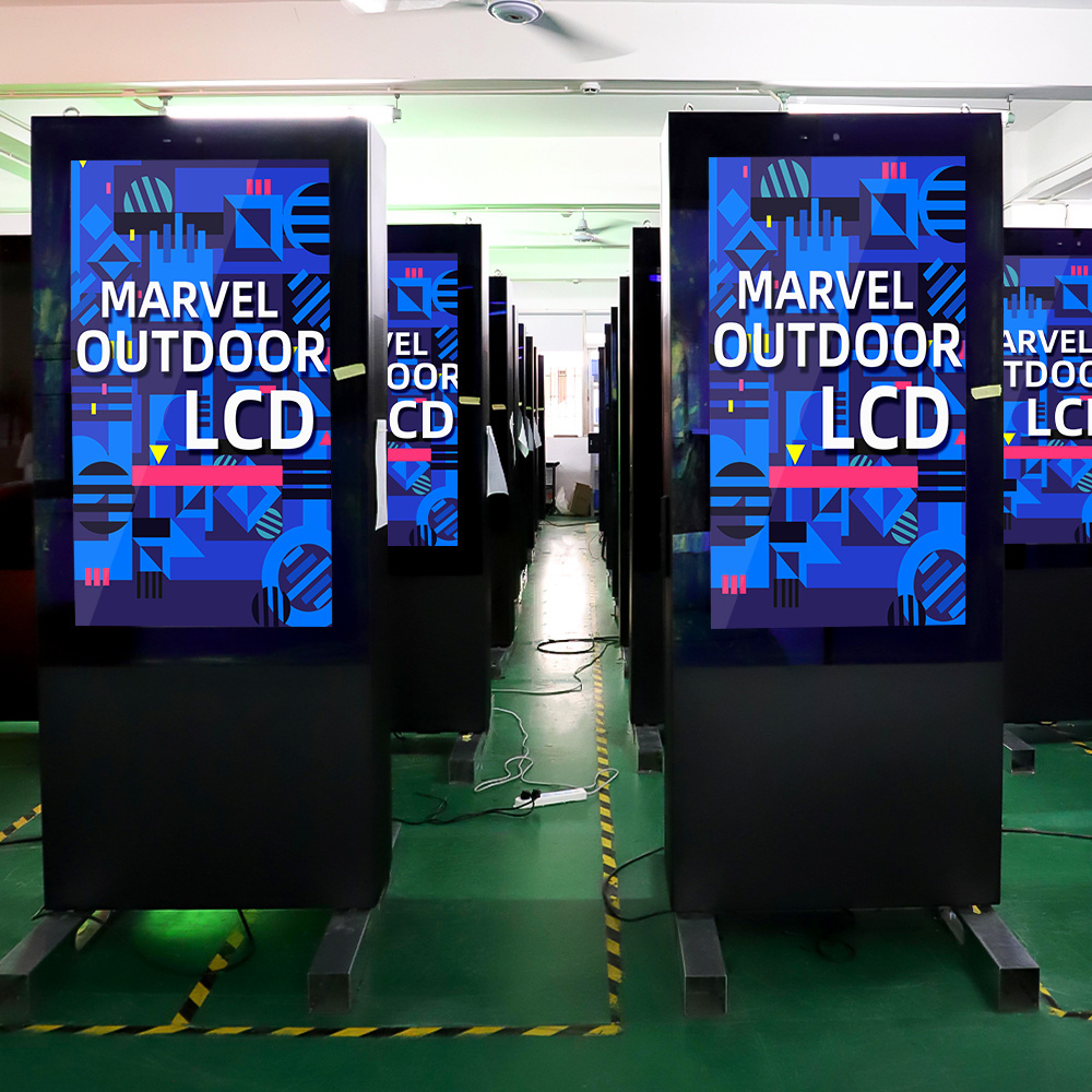 Marvel Waterproof Touch System Custom Restaurant Outdoor Display Menu Screen Drive Thru Ordering System Fast Food Order Board