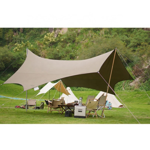 OEM Outdoor ultralight waterproof  rain fly sun shade shelter tree tent camping tarp