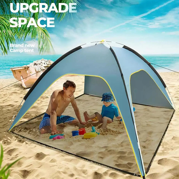 Summer 3 sides ventilation beach canopy tent outdoor shade umbrella sun shelter baby beach tent