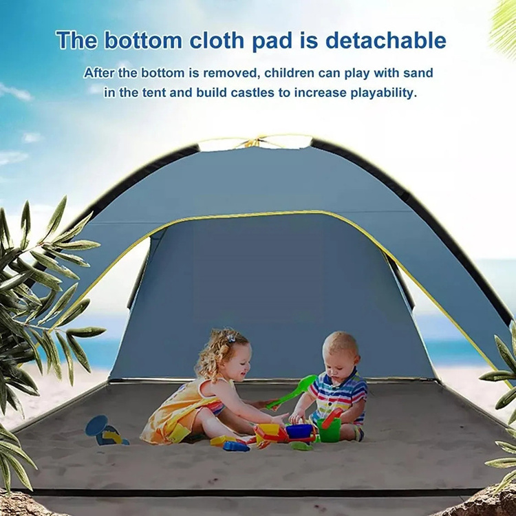 Summer 3 sides ventilation beach canopy tent outdoor shade umbrella sun shelter baby beach tent