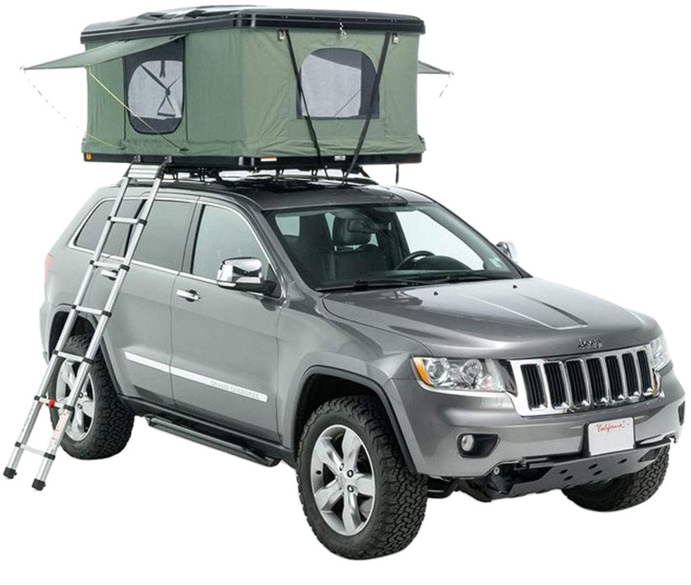 Camping Camper Rooftop Tent Car Hardshell Roof Top Tent with free ladder