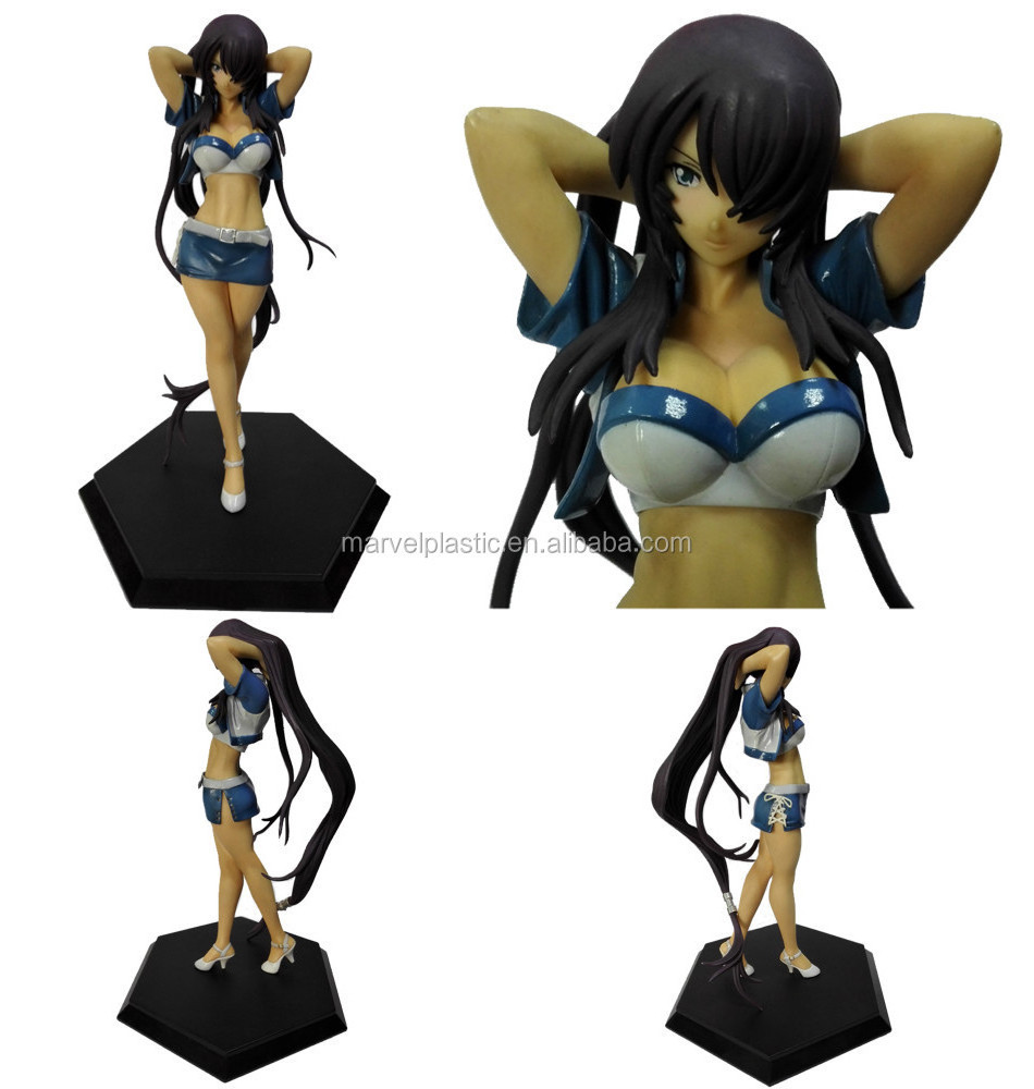 Plastic human figure cartoon sexy girl