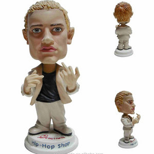 Human statue maker cartoon bobble head miniature toy