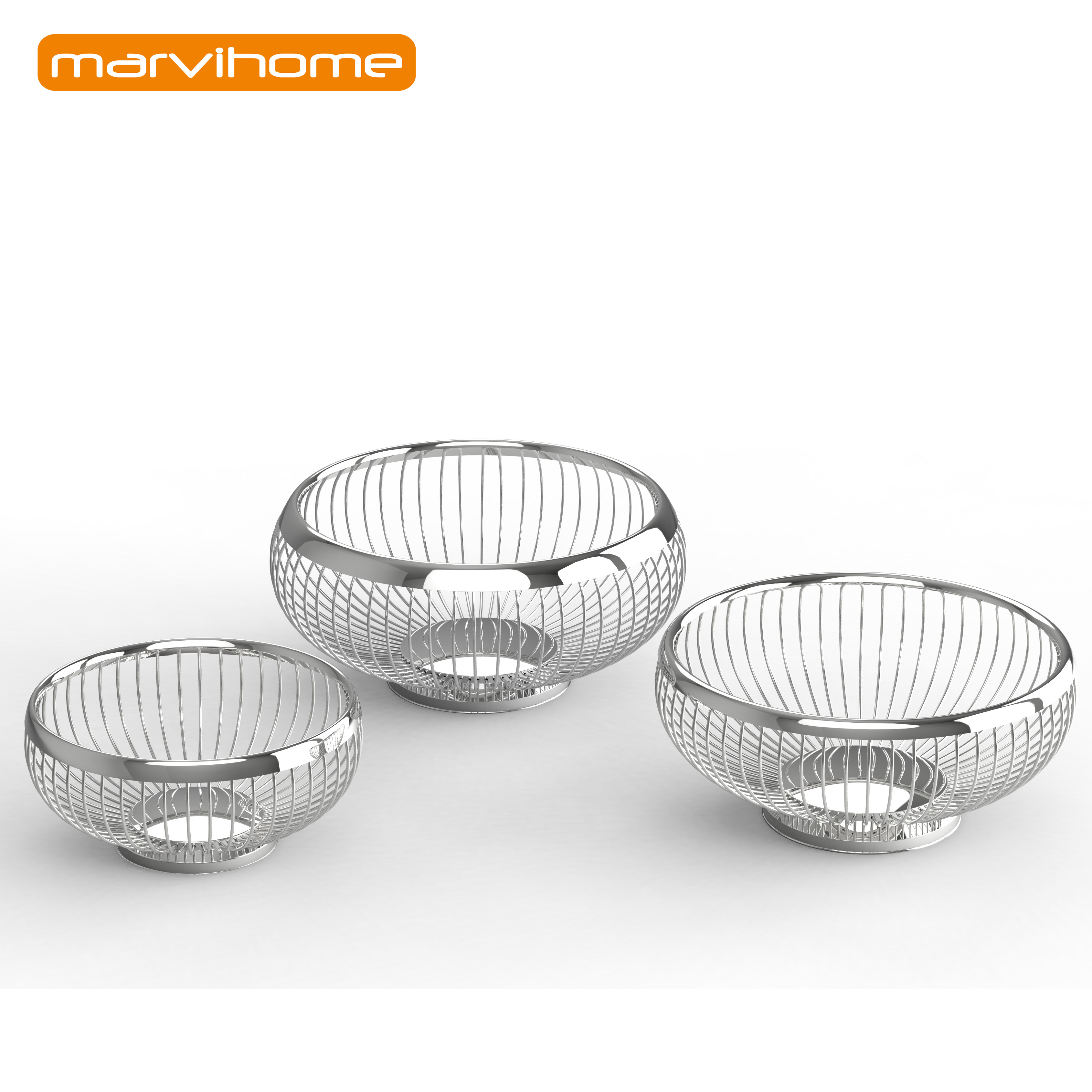 New design stainless steel fruit and bread basket wire basket