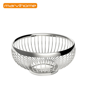 New design stainless steel fruit and bread basket wire basket