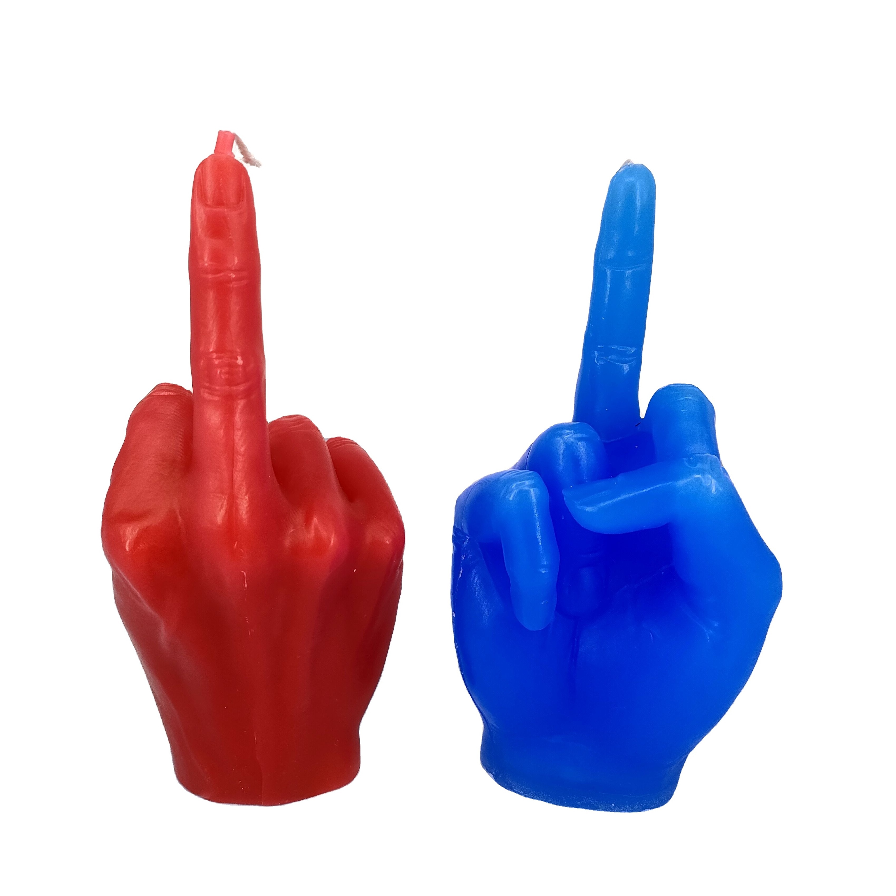 2022 3d home decoration handmade middle finger candle hand gesture fck you candle