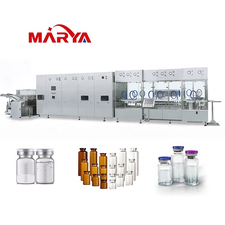 Marya Ceramic Pump Automatic Injectable Vial Filling Line Vial Liquid Filling Sealing Production Line