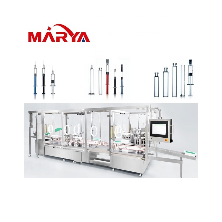 Marya Aseptic Disposable Liquid Injection Cartridge Glass/Plastic Bottle Pfs Filling Machine with Isolation System