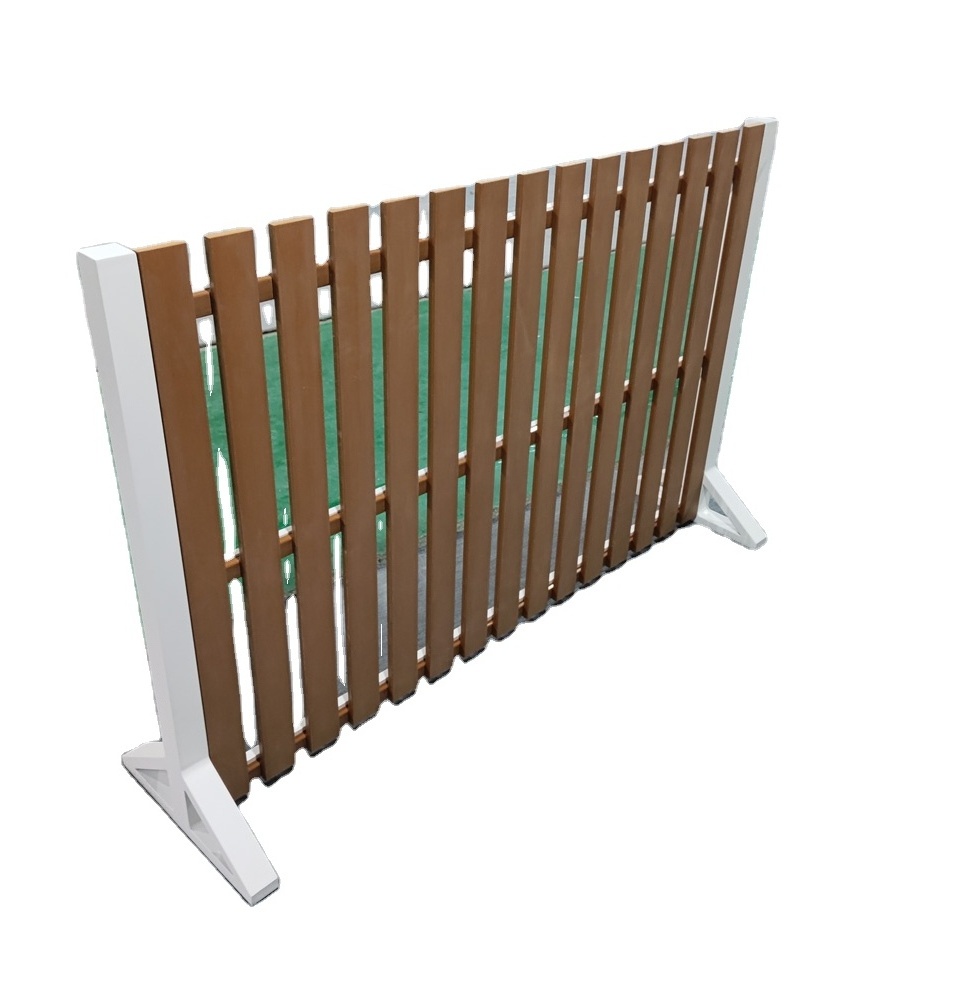 High quality outdoor garden furniture KD aluminum garden fence plastic wood fence