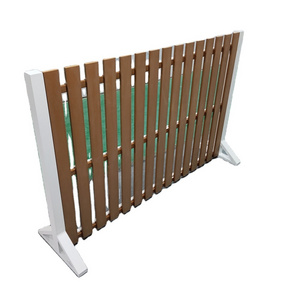 High quality outdoor garden furniture KD aluminum garden fence plastic wood fence