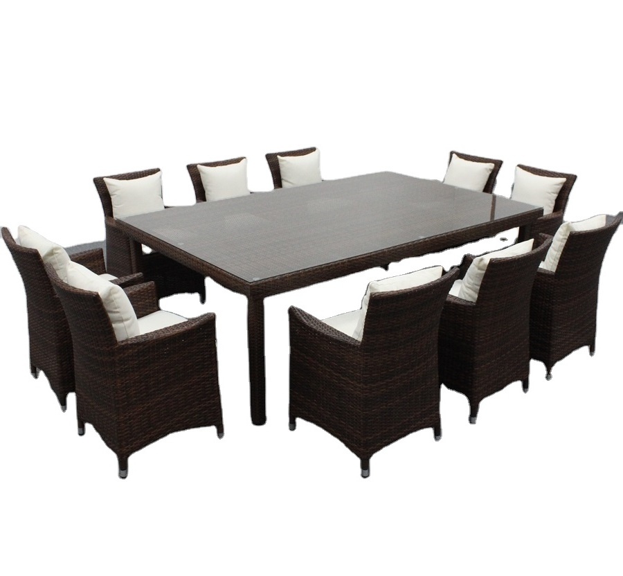 Wicker Garden Furniture Rattan Table and chair Outdoor Patio Dining Set