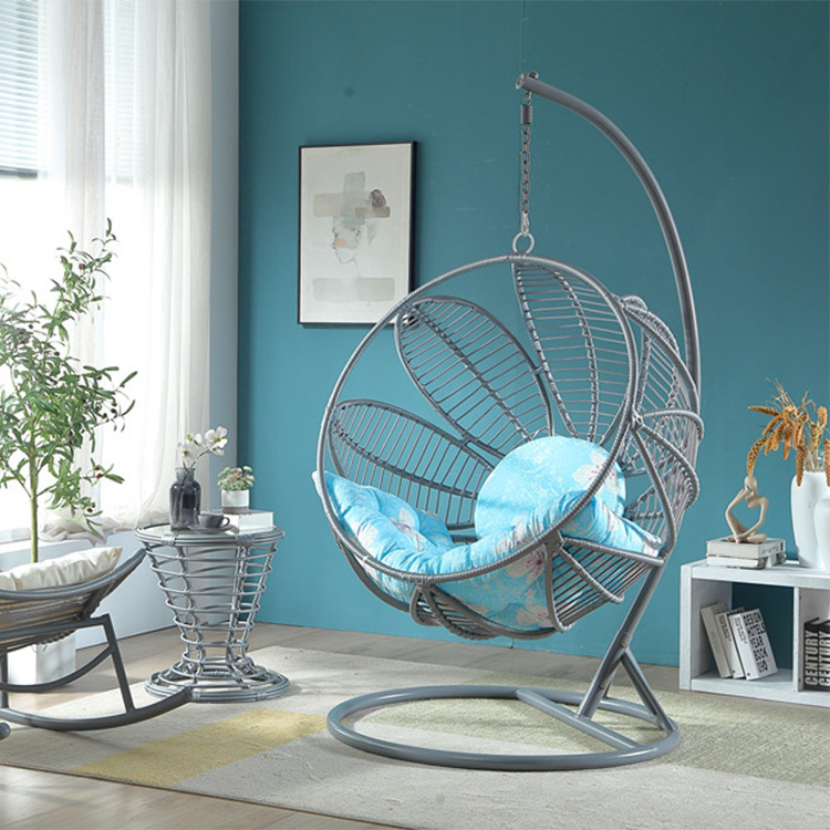 Swing Love Hanging Chair Outdoor Furniture Chair Garden Patio Wedding Aluminum And Rattan Swing Chair