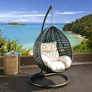 Swing Love Hanging Chair Outdoor Furniture Chair Garden Patio Wedding Aluminum And Rattan Swing Chair