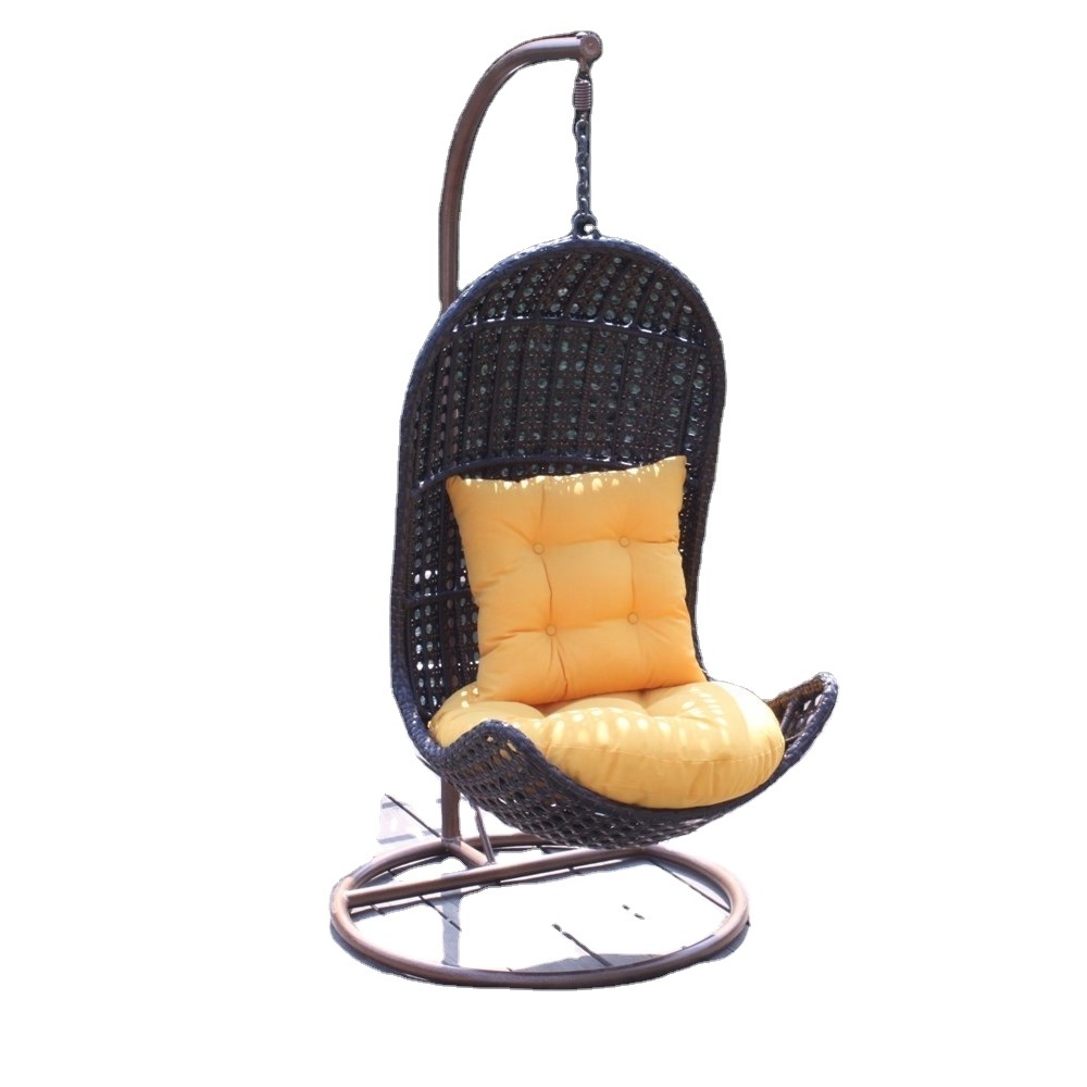 High Quality Garden Swing Sets Beach Metal Patio Wrought Patio Swings 2 Seater Cushion Swing Chair Padding Canopy 3 Years