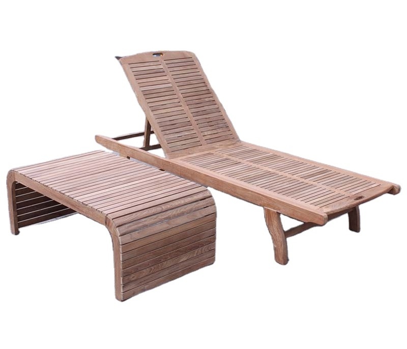 Garden furniture outdoor daybed wood sun lounger outdoor lounge furniture