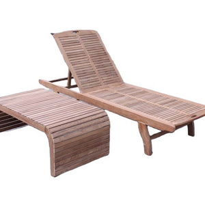 Garden furniture outdoor daybed wood sun lounger outdoor lounge furniture