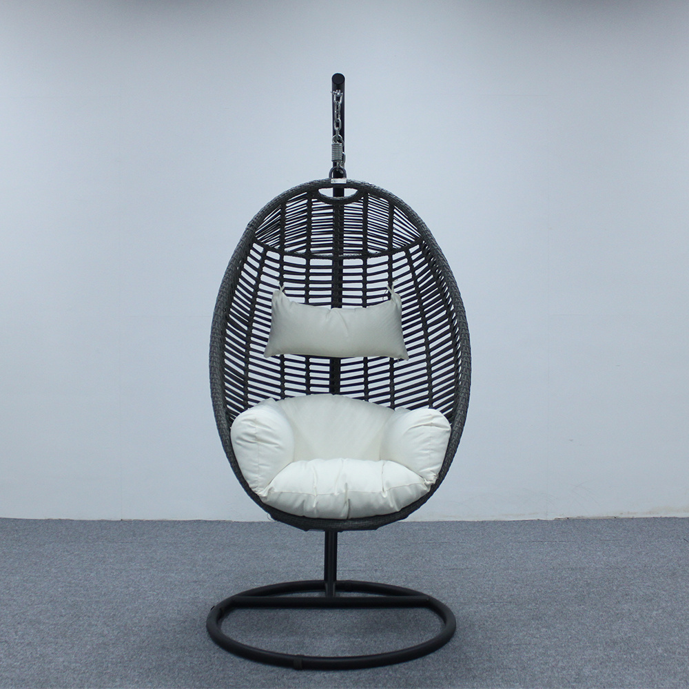 Hot Selling Indoor Hanging Rattan Wicker Double Seat Garden Egg Swinging Patio Outdoor Chair