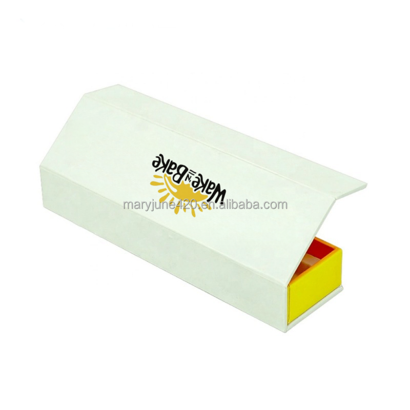 Child Resistant proof Pre King Size Roll Paper packaging 5 Packs Solid rigid gift box sliding drawer box packaging