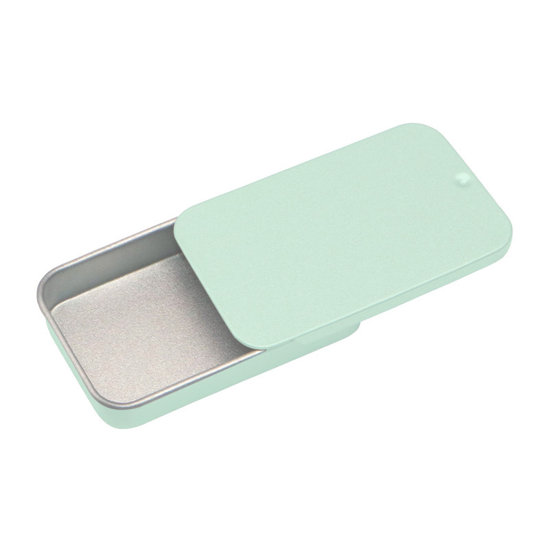 China wholesale cookie tin box rectangular tin packaging box child proof safety Cartridge Box for green tea lunch food