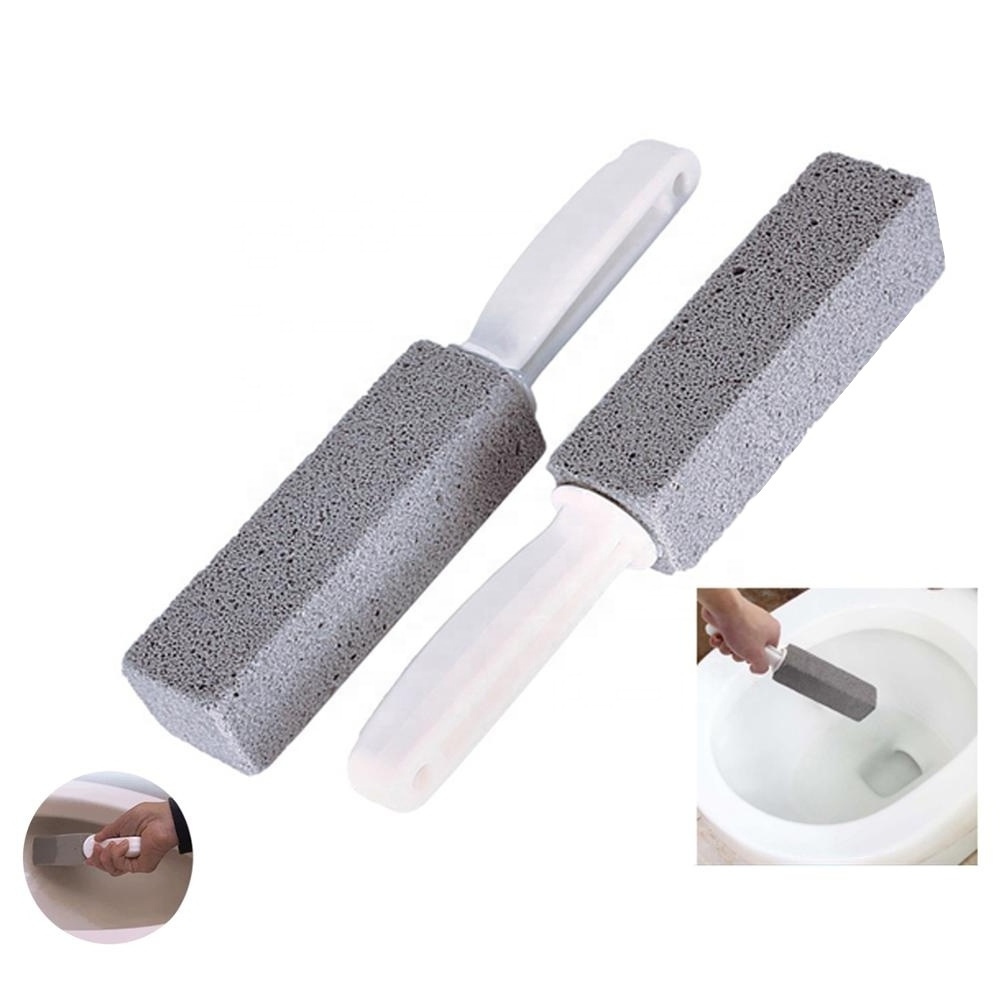 Pumice Cleaning Stone with Handle for Toilet Bowl