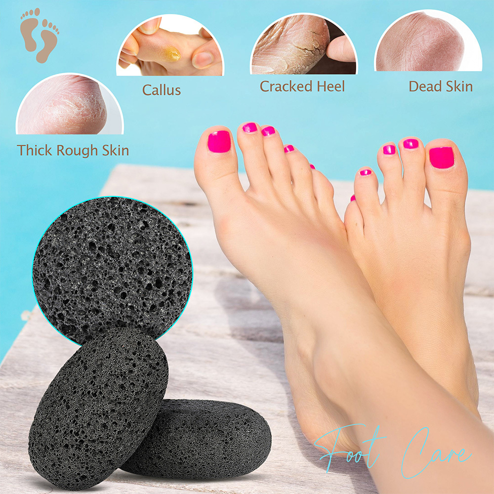 Factory Price New Material Light Weight Volcanic Rock Callus Remover Lava Pumice Stone Wholesale With Rope For Feet