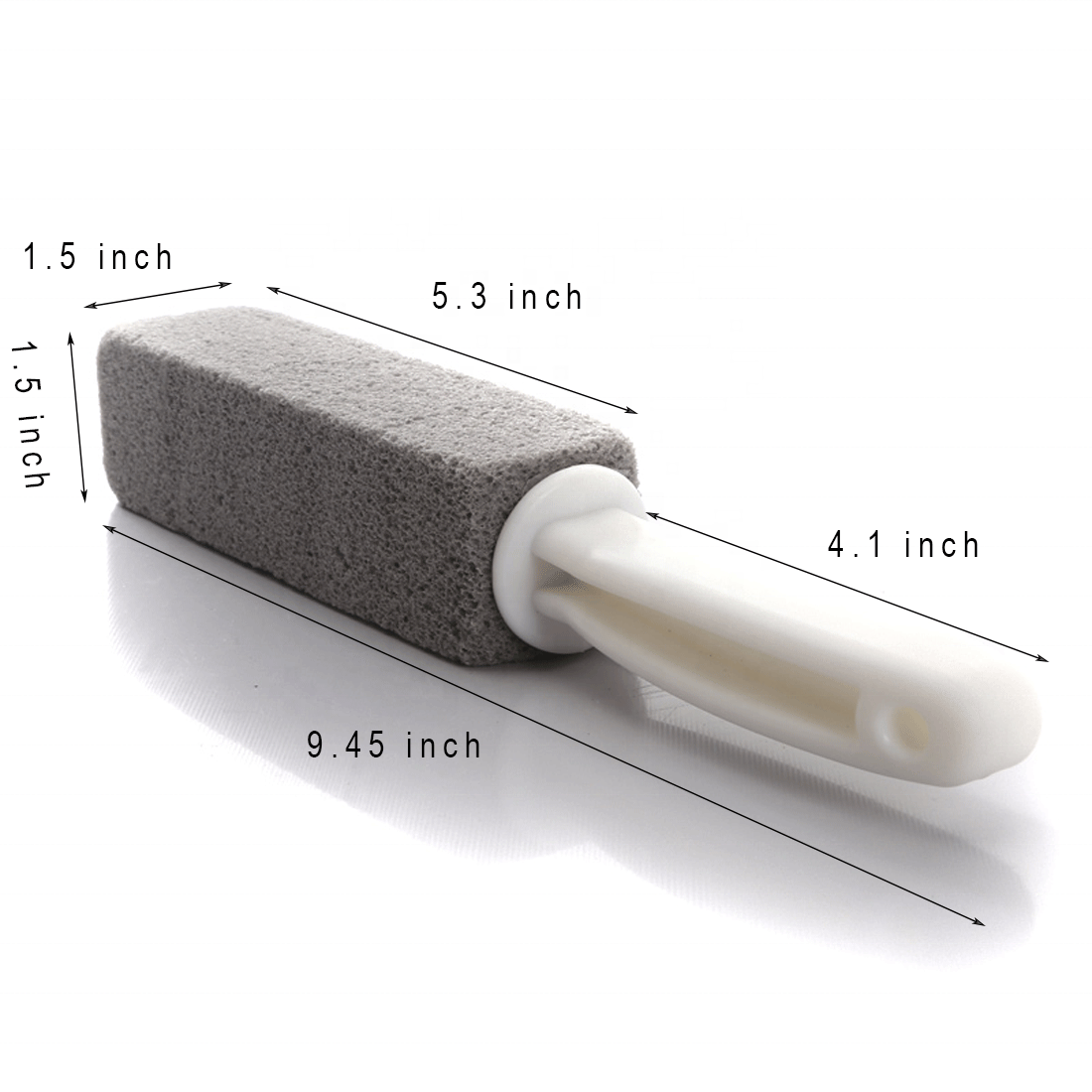 Pumice Cleaning Stone with Handle for Toilet Bowl