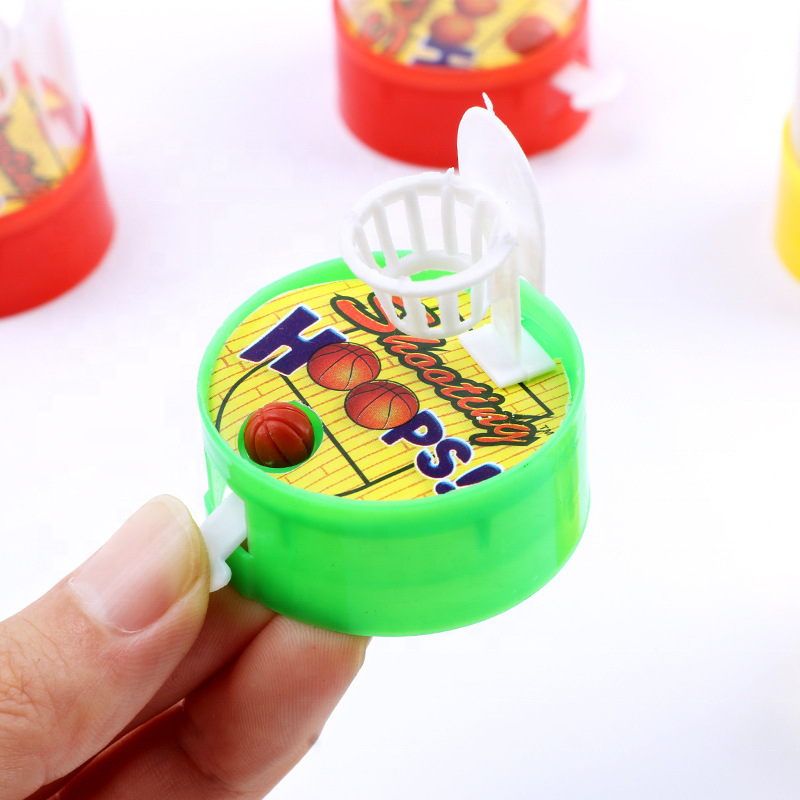 Promotion Gift Wholesale Bulk Funny Decompression Mini Table Shot Game Plastic Finger Basketball Toy For Kids