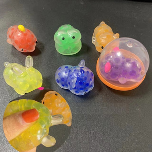 New 50MM 2 Inch 5CM Small Mini Cute Stress Stretchy Animals Squeeze Balls Squishy Beads Kawaii Vent Animal Ball For Kids