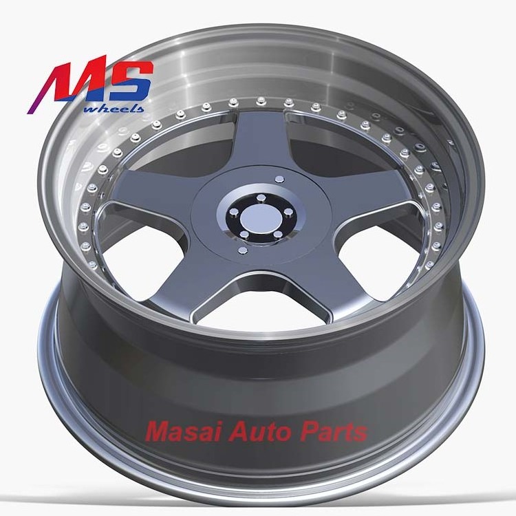 high quality 14 15 16 17 inch rim  PCD 4x100 4x114.3  5x100 5x114.3 5x112  passenger car wheels