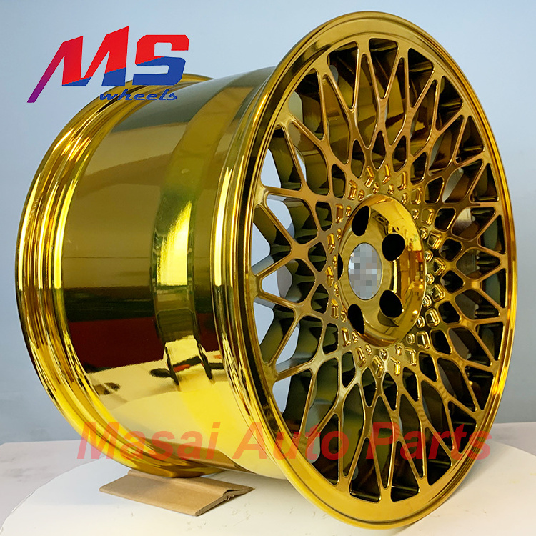 Crisscross the spokes forged one  wheel chrome gold wheel