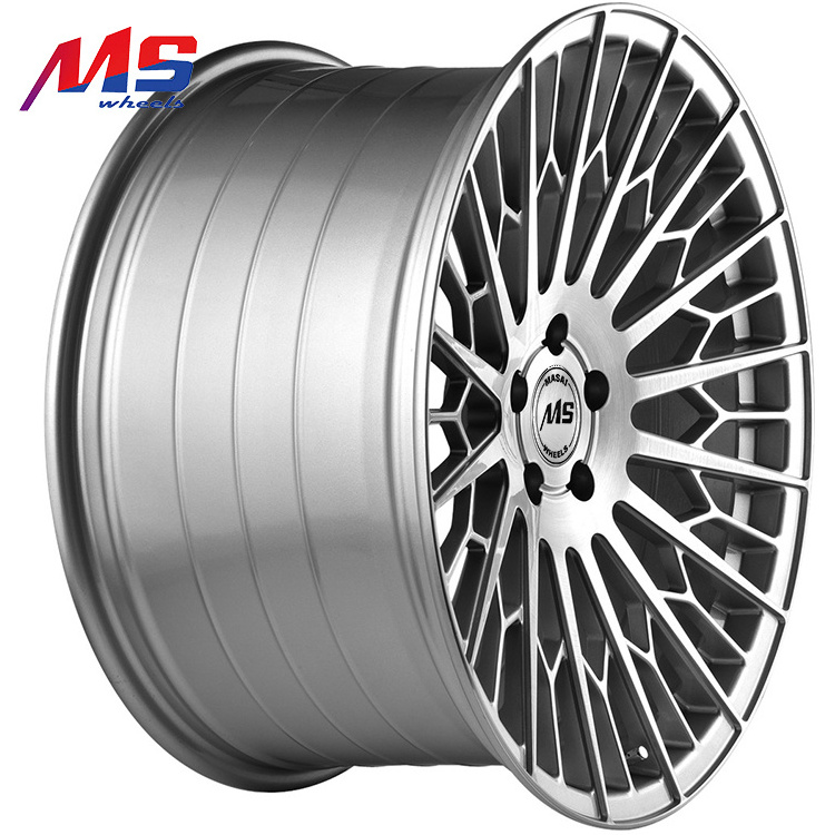 Alloy wheels forged wheel custom aluminum rims new fashion Silver  Spider Web style