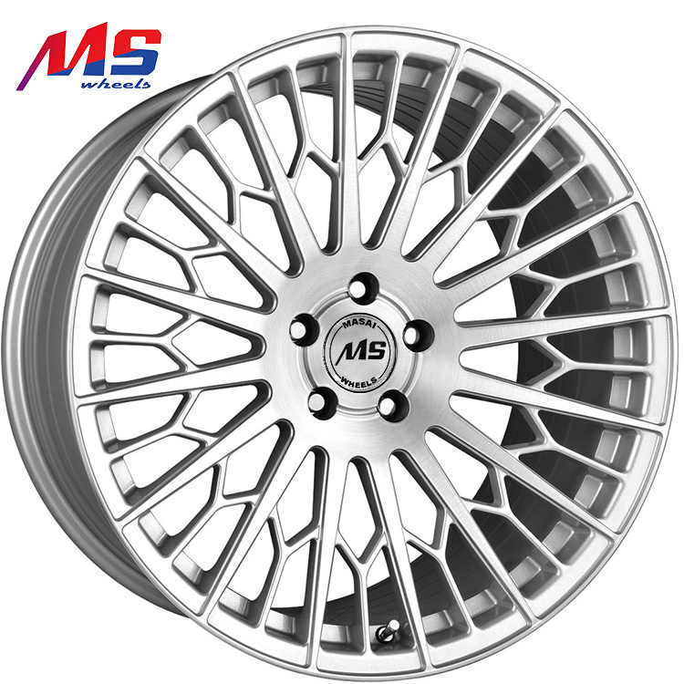 Alloy wheels forged wheel custom aluminum rims new fashion Silver  Spider Web style