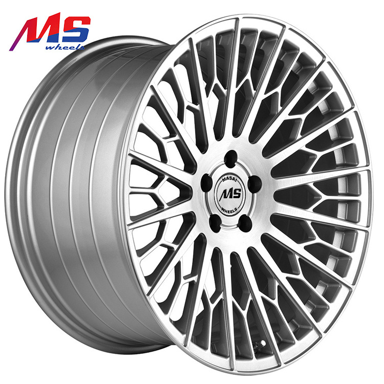 Alloy wheels forged wheel custom aluminum rims new fashion Silver  Spider Web style