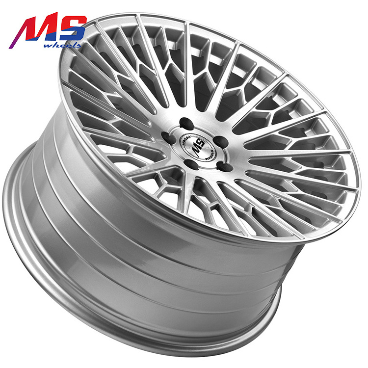 Alloy wheels forged wheel custom aluminum rims new fashion Silver  Spider Web style