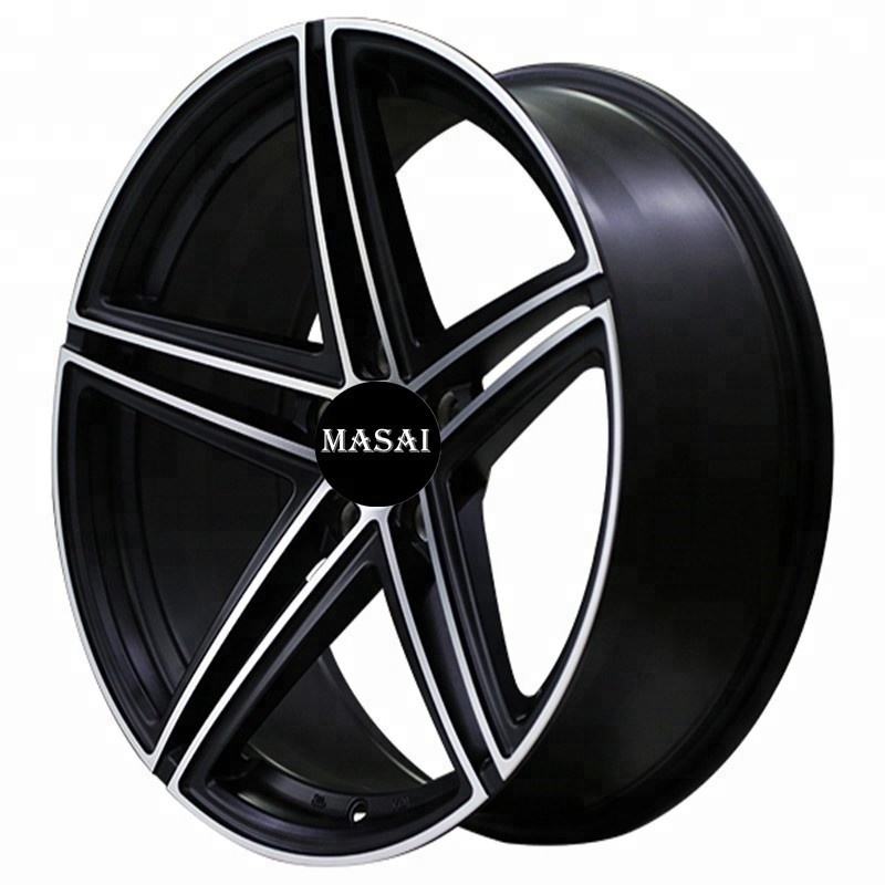 Black Alloy Rims 15 Inch Car Alloy Wheel For 4x4