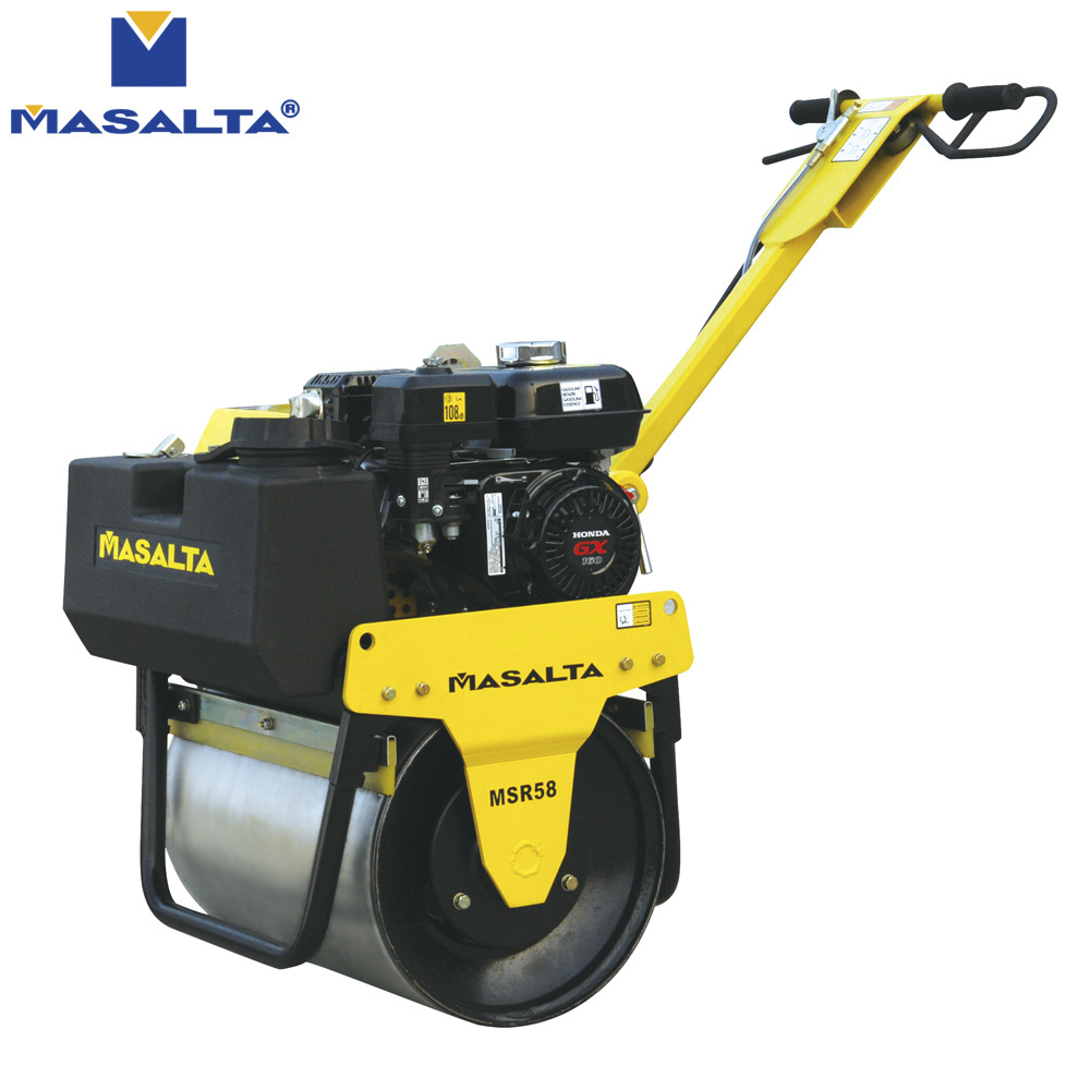 Masalta Asphalt road rollers MSR58 single drum vibration compact road machine soil compactors