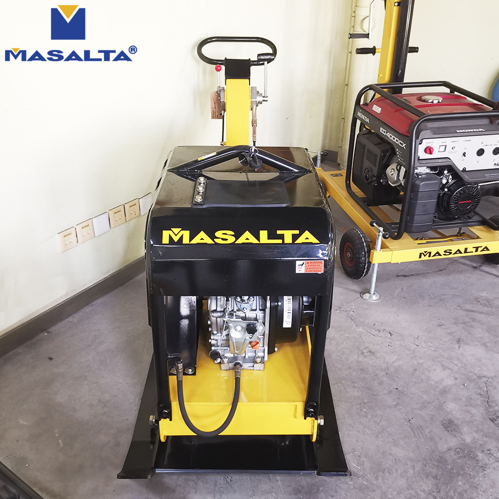 Masalta MS330 Gasoline Engine Reversible Heavy Plate Compactor Honda Robin  Petrol Powered Engine 330KG Heavy Flat Compactor