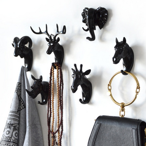 Creative Hook  Deer Head Wall Decoration hook Creative animal head coat hook